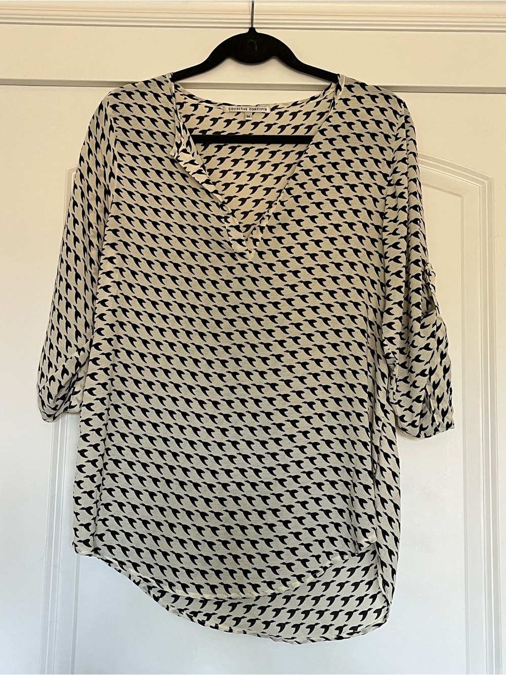 Women’s Collective Concepts Bird Print Blouse, Stitch Fix Top